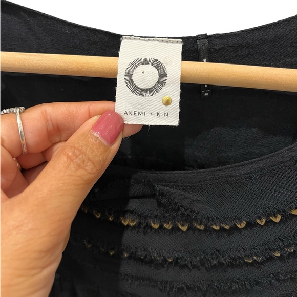 Anthropologie Akemi + Kin Firelight Tank Top, Beautiful Embroidered Size Medium - Picture 8 of 13